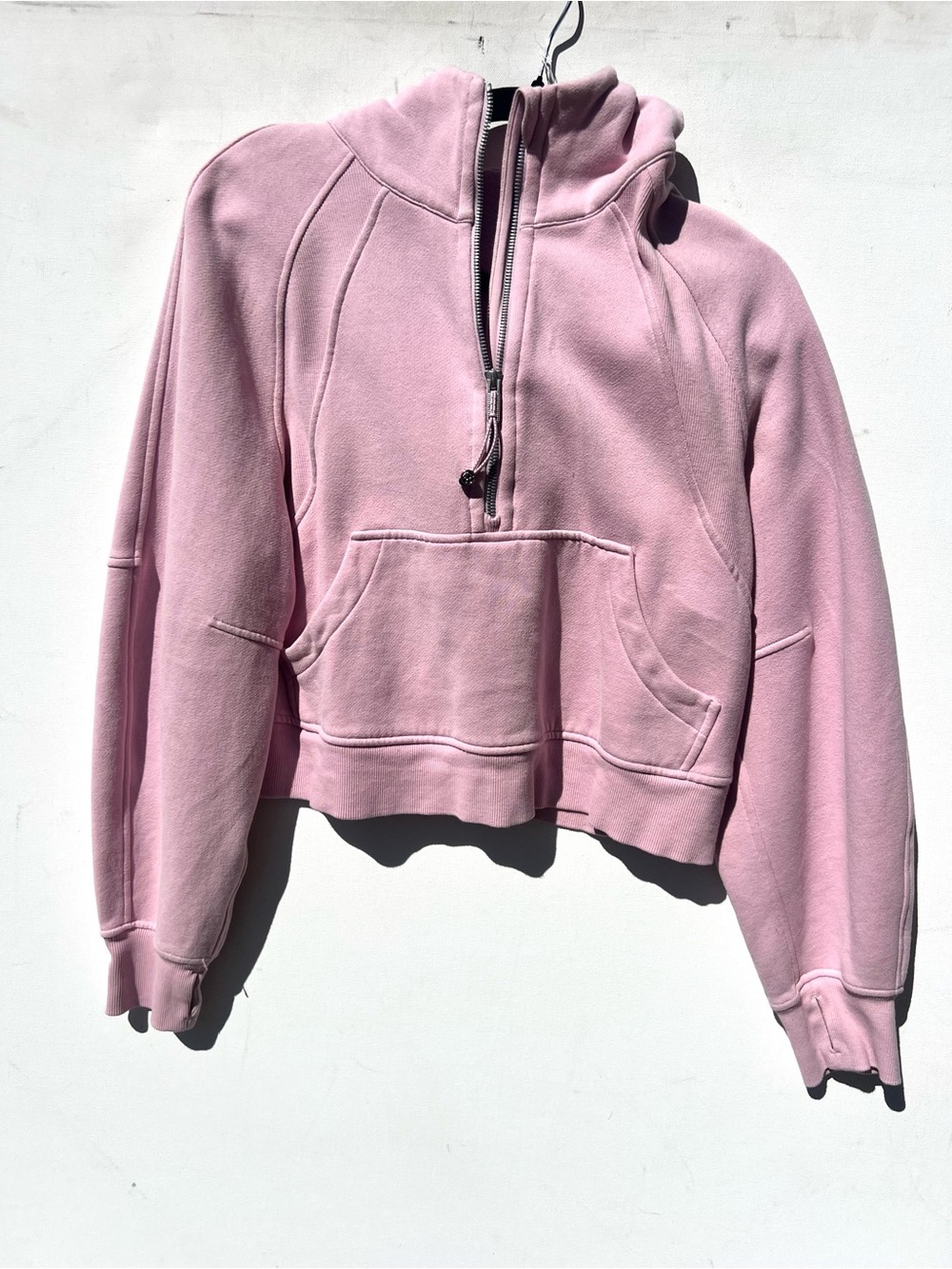Lululemon scuba 1/2 zip sweatshirt XS small extra Pink hoodie